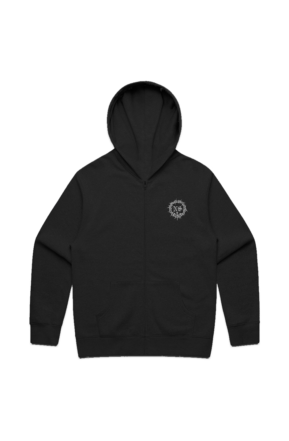 No Saints Basic Zip Up Hoodie