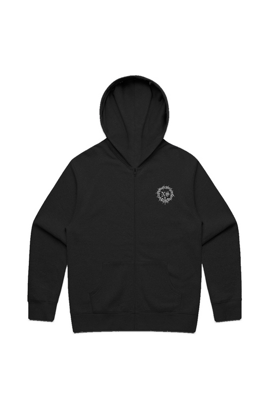 No Saints Basic Zip Up Hoodie